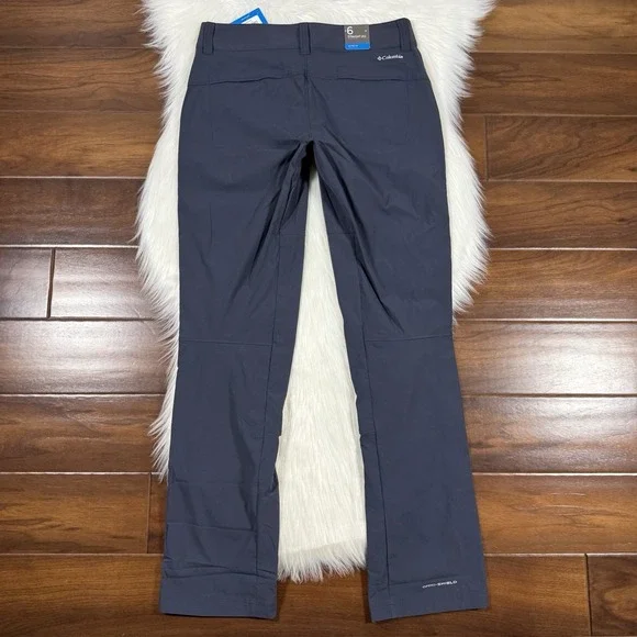 Columbia Women's Size 6 R Ink Saturday Trail Convertible Stretch Pants Straight - Picture 7 of 12